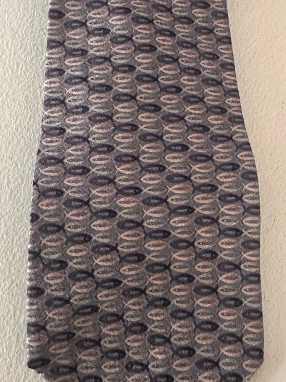 Others Follow Christians Closet Silk Tie in Blue and Pink